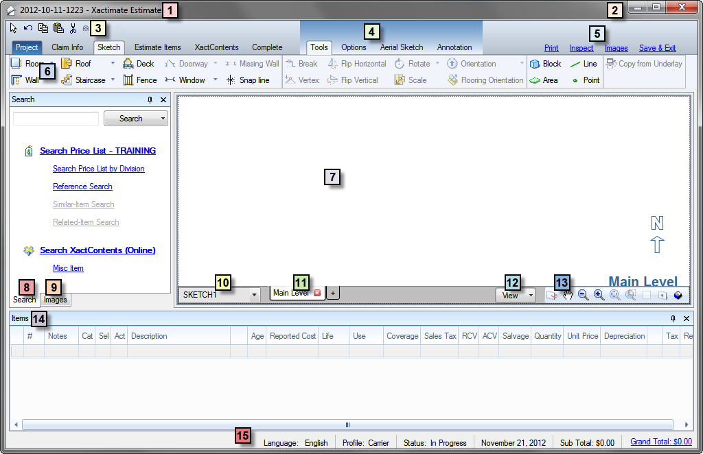 Sketch Window Overview